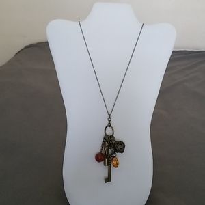 34" Mud Pie Traveler Charm Necklace